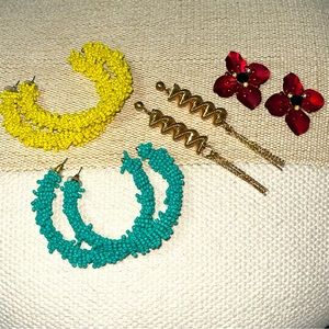 H&M bundle earrings.